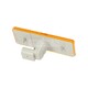 SIDE MARKER LIGHT ORANGE 120MMx45MM WITH CLIPS SOCKET